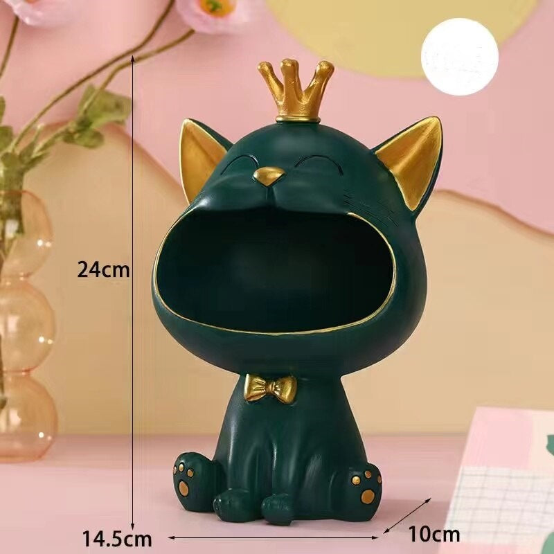 Skanto | Fortune Kitty Statue Hjemme Oppbevaringsboks