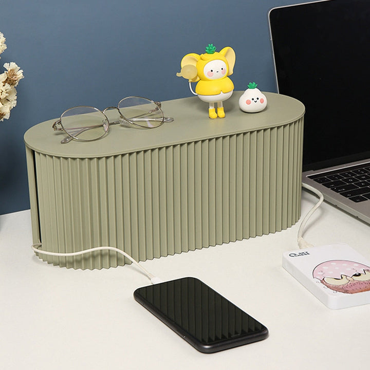 StorageMaster Box - Stilig Organizer for Kabler og Adaptere Skanto