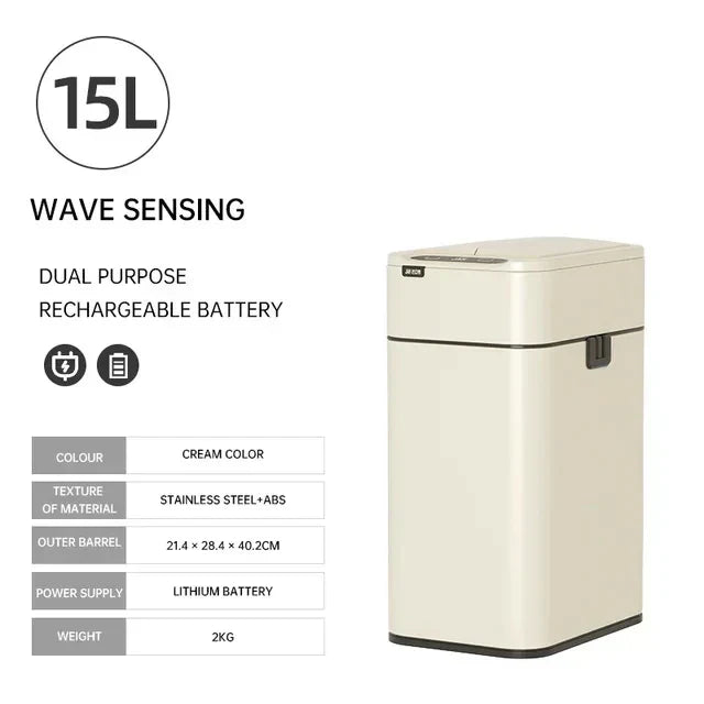 Skanto | Smart Kjøkkenbatteri Automatisk Sensorsøppelkurv