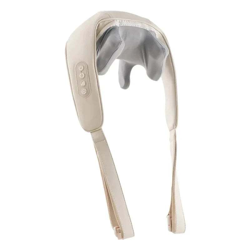 Skanto | Skulder- og nakke-massasje RelaxaShawl | 26W BLDC eltemassasje med varmefunksjon | Trådløs og oppladbar
