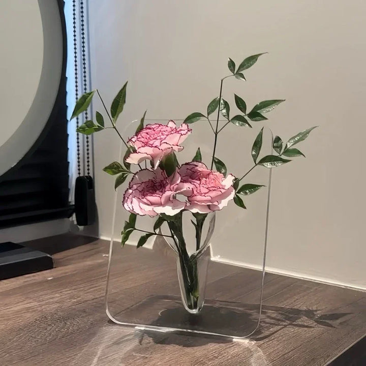 Kunstnerisk sommerfugl klar Skantoomstervase | Skanto