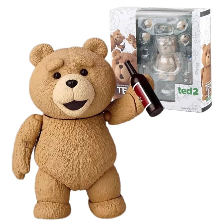Limited Edition Ted 2 Teddy Bear BJD Action Figure - Amazing Yamaguchi Revoltech No.006 Collectible Toy for Fans