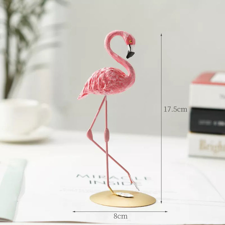 Skanto | Nordisk Flamingo Figur Figur Statue Skulptur Stue Kontor Bryllup Fest Ornamenter Hjem Dekorasjon Tilbehør
