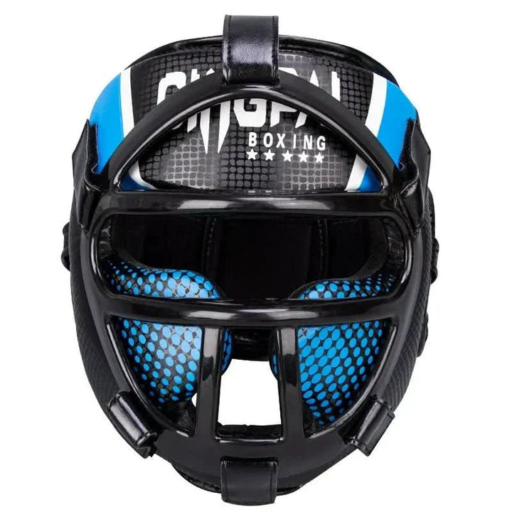 Skanto | Premium hodebeskyttelse med ansiktsmaske for kampsport