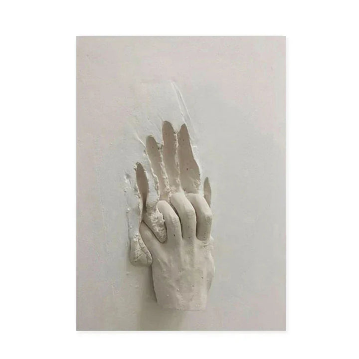Moderne Urban Abstrakt Jern Statue Veggkunst Fine Art Lærredstrykk 3d Visualisering Figur Kunstbilder For Minimalistisk Leilighet Veggdekor | Skanto