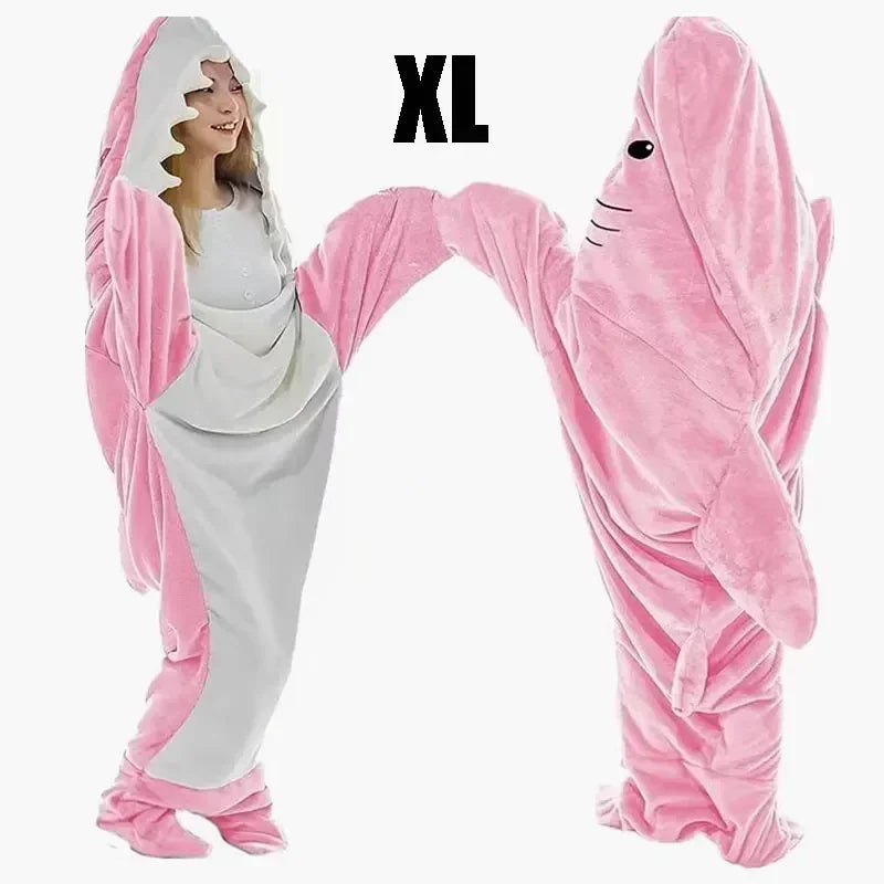 Snuggly Shark Koselig Hettegenser Epleteppe | Skanto