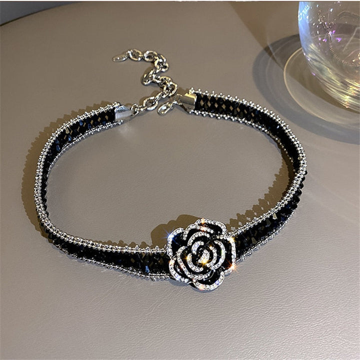 Skanto | Gothic Rose Håndlaget Krystallhalskjede