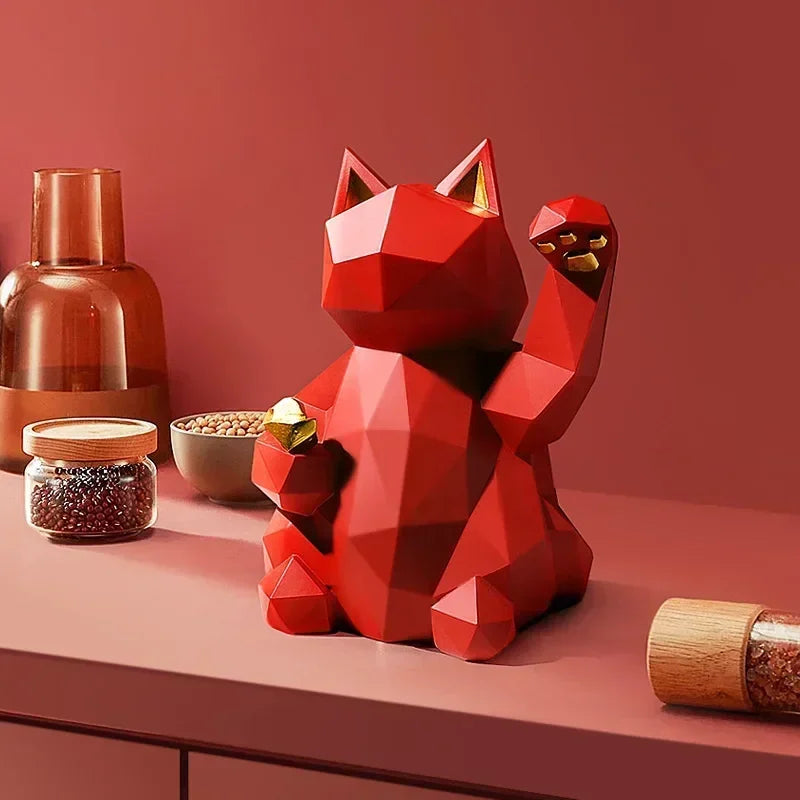 Skanto | Nordisk Minimalisme Geometri Lykke Katt Statuer