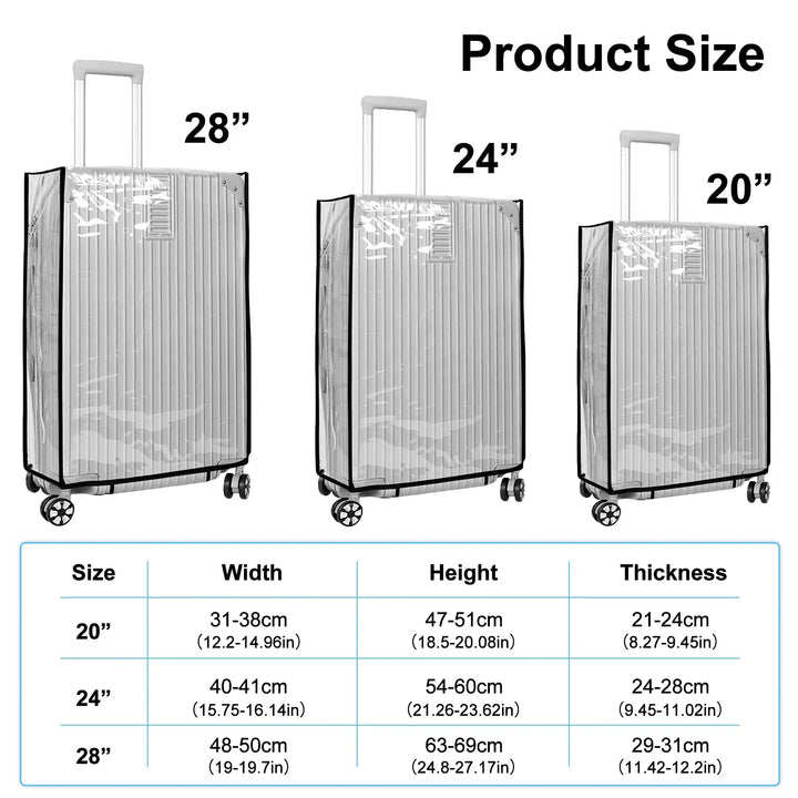 Skanto | Gjennomsiktig Vanntett Trolley Cover