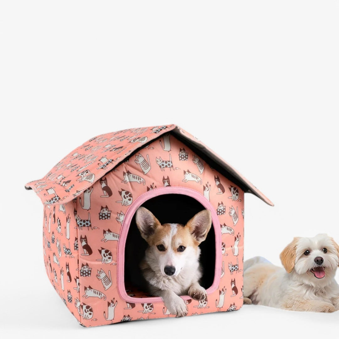 Weatherproof Animal House "CozyNest" for Cats and Small Dogs | Skanto