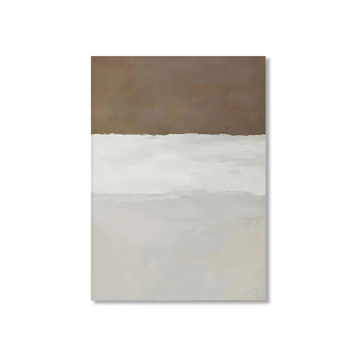 Abstract Brun Grå Beige Minimalistisk Geometrisk Veggkunst Fine Art Lærret Utskrifter Nøytral Farge Bilder For Moderne Stue Hjem Dekor | Skanto