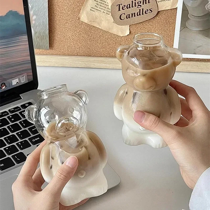 Skanto | Happy Bear Glass Kaffeekrus