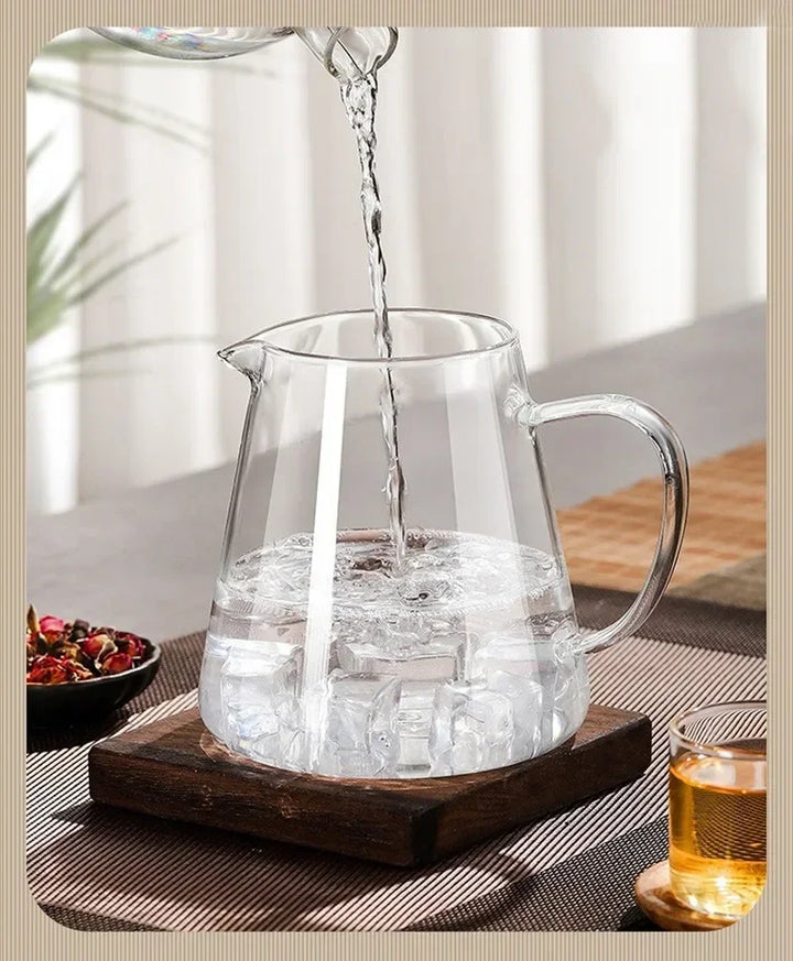 Skanto | 450ml-950ml Varmeresistent Glass Teapot – Rustfritt Stål Tefilter, Blomsterkjele for Kung Fu Te, Puer og Oolong Te