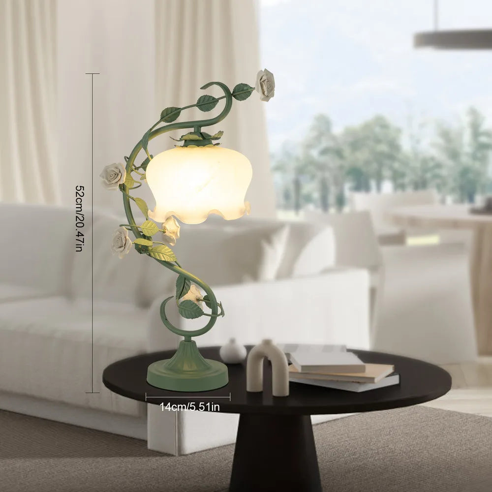Skanto | Kunstnerisk Naturtema-Blomster Skrivebordslampe