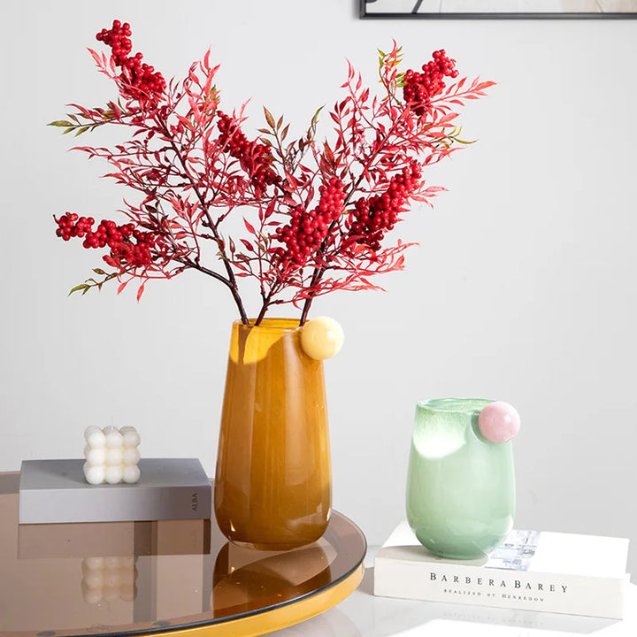 Globe Glass Chubby Vase | Skanto