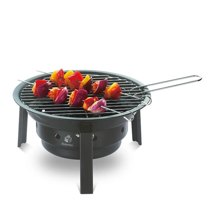 Bærbar Non-Stick Elite Adventure Campinggrill | Skanto