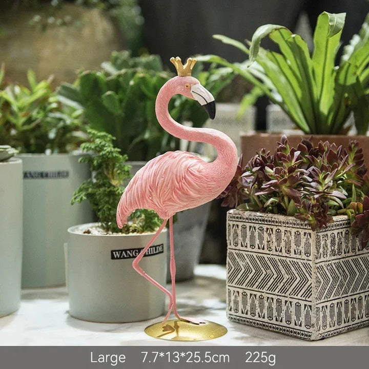 Skanto | Nordisk Flamingo Figur Figur Statue Skulptur Stue Kontor Bryllup Fest Ornamenter Hjem Dekorasjon Tilbehør