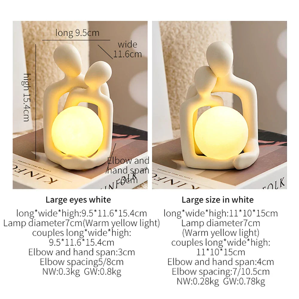 Eternal Bond Love Couple Night Decor Lamp | Skanto