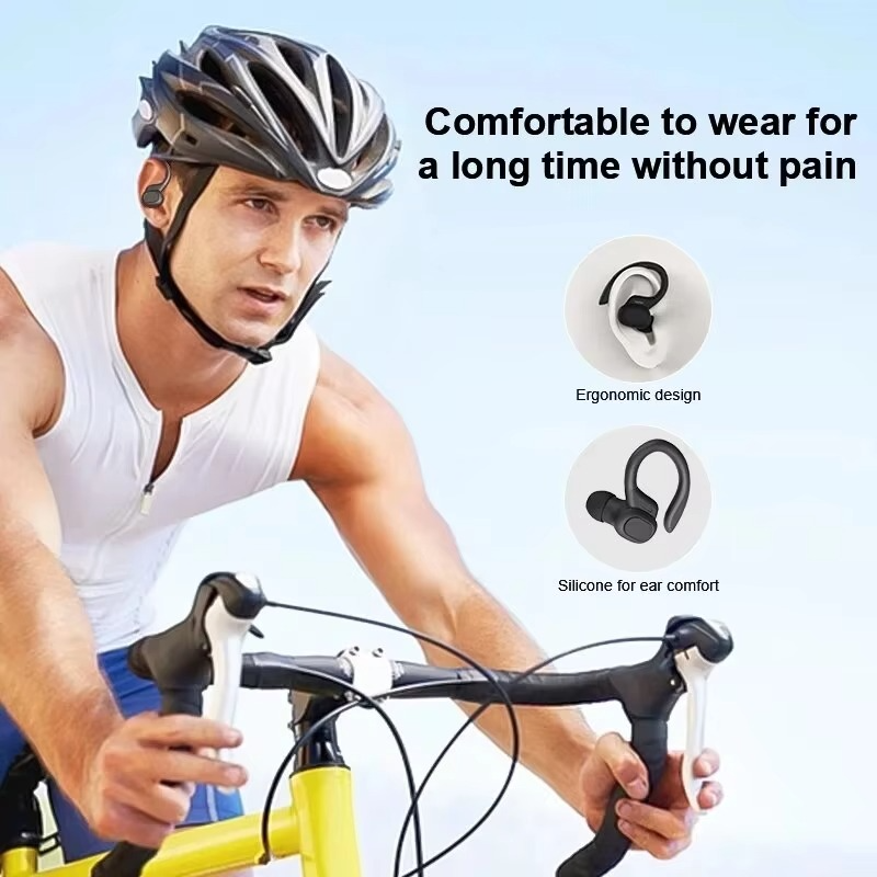 SP16 True Wireless Ohrbügeln, wasserdichte Sportkopfhörer med mikrofon og HiFi-stereo-lyd