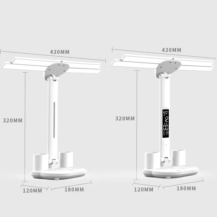 Multifunksjonell 3 i 1 Skrivebord LED Lampe | Skanto