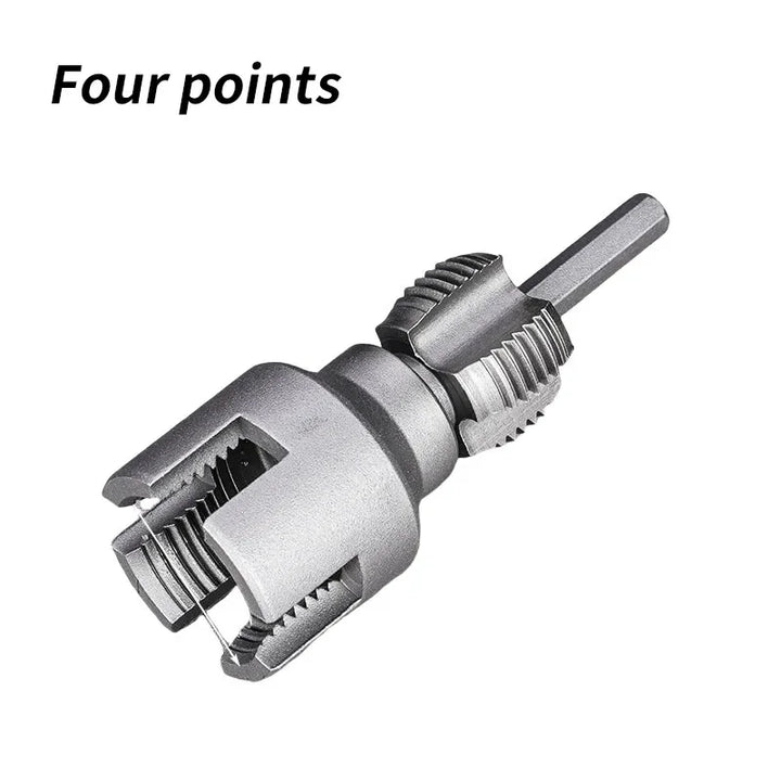 Pipe Thread Reamer & Edge Cutter Drill Attachment Tool | Skanto