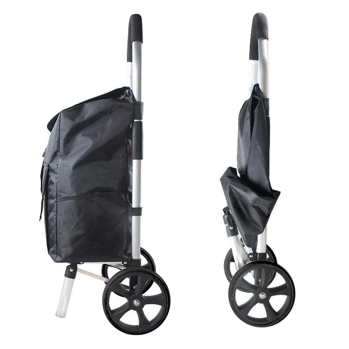 Skanto | Sammenleggbar Aluminium Handlekurv – CarryEase