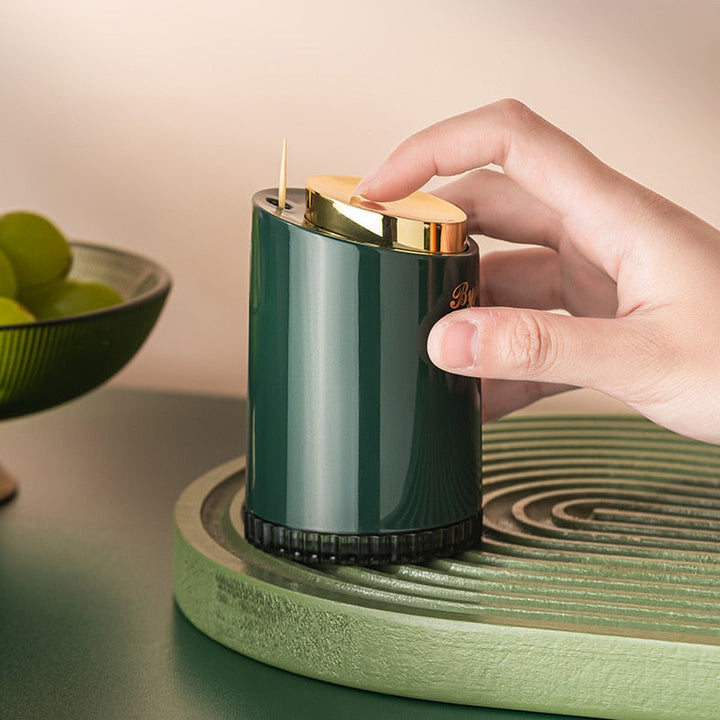 ToothMaster Holder – Elegant Pop-Up Tannpirkere Skanto