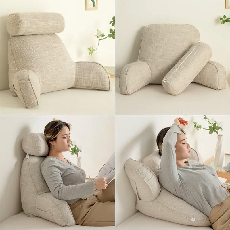 Skanto - Ergonomisk lumbalpute med armlener og nakkestøtte