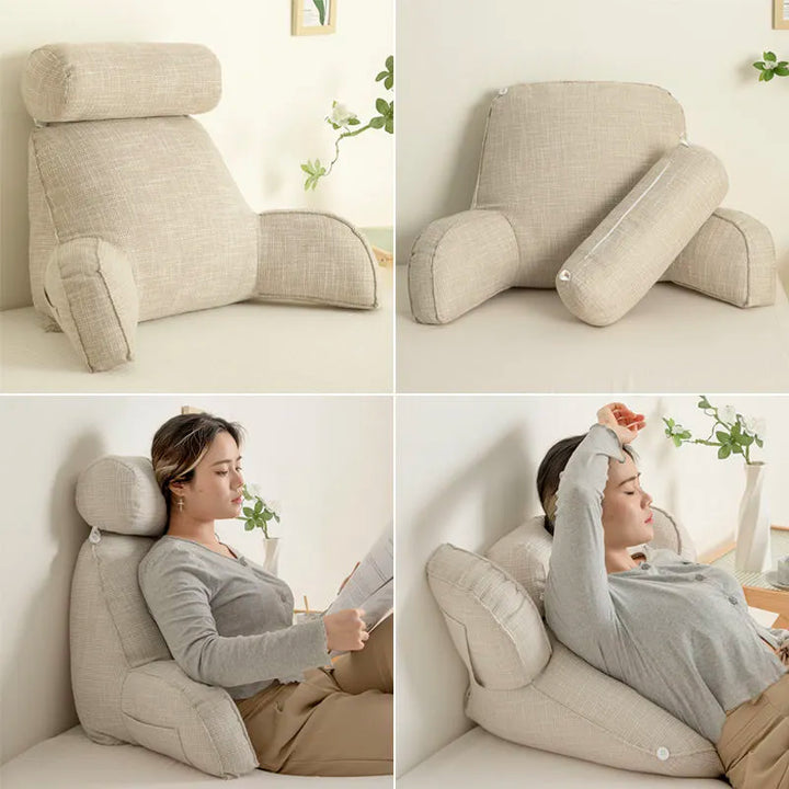Skanto - Ergonomisk lumbalpute med armlener og nakkestøtte