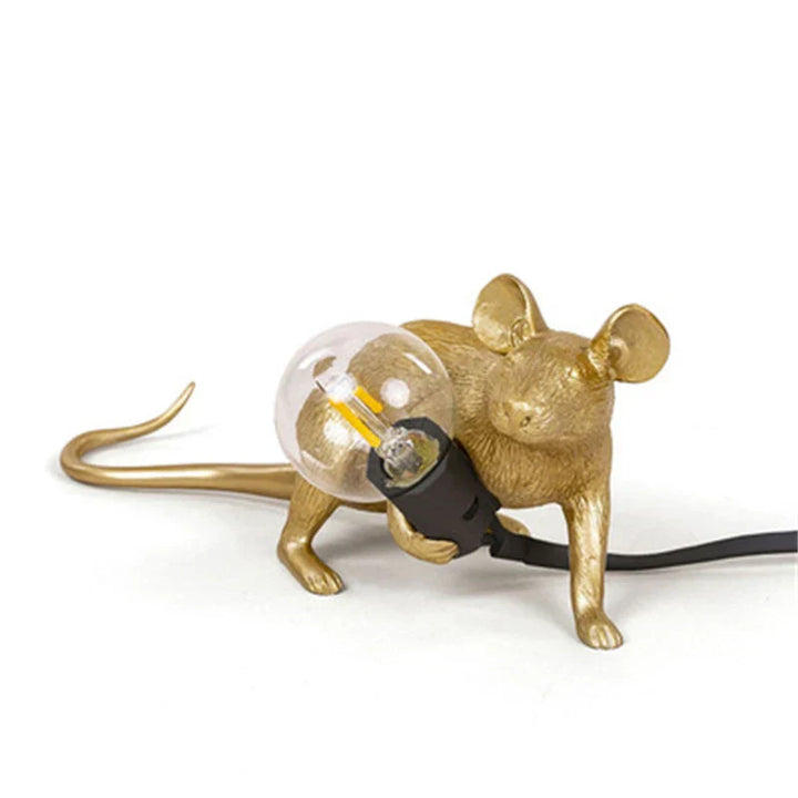 Skanto | Moderne LED Dyre Bordlamper: Har resin, Katt, og Ekorn Nattlys