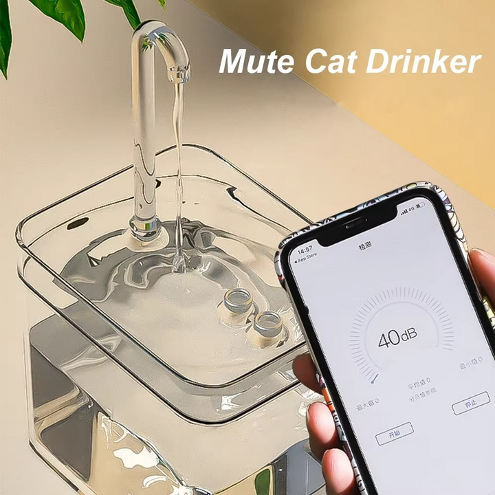 Skanto | Crystal Clear USB Katt Vannfontene med avansert filtreringssystem