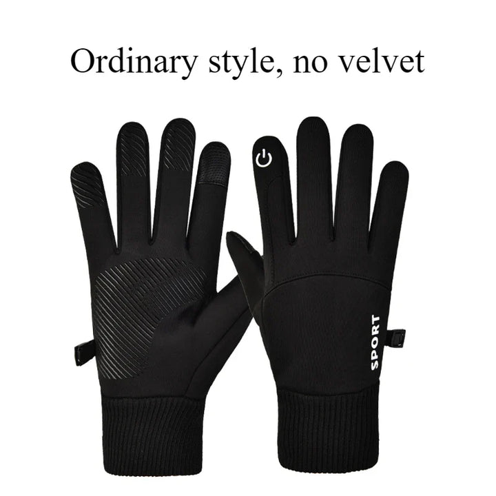 Skanto | GlacioShield Pro Hansker | Vanntette Vinterhansker | Berøringsskjerm & Sklisikker | Varm Fleece Fôr for Ski, Sykling & Utendørs