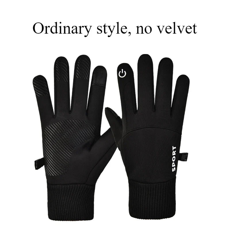Skanto | GlacioShield Pro Hansker | Vanntette Vinterhansker | Berøringsskjerm & Antiskli | Varm Fleeceforing for Skiing, Sykling & Utendørs