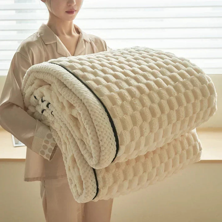 Skanto | Velutura Plysjteppe laget av Turtle Velour | Fluffy & Varm | For Seng, Sofa & Reiser | Anti-Pilling | Ulike Størrelser & Farger