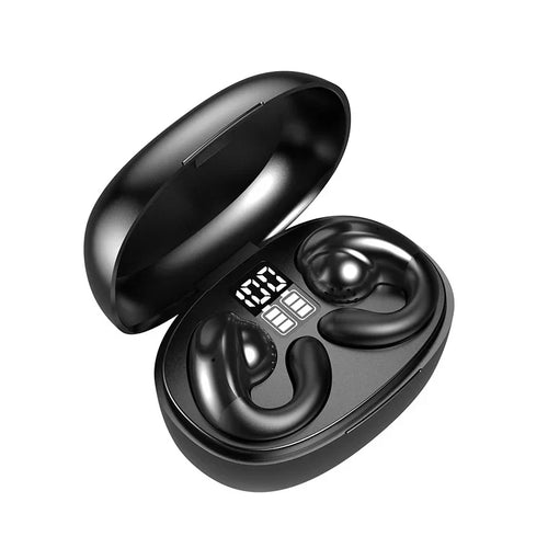 Super Lett Benledning Bluetooth Trådløse Sport Ørepropper Hodetelefoner Skanto