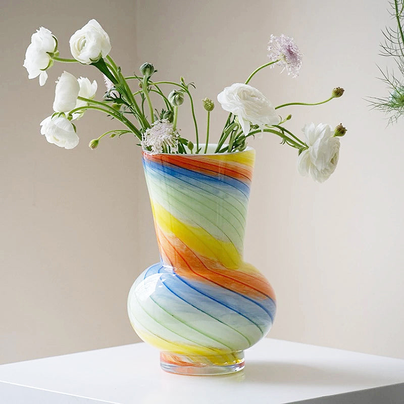 Regnbue Chubby Vase | Skanto