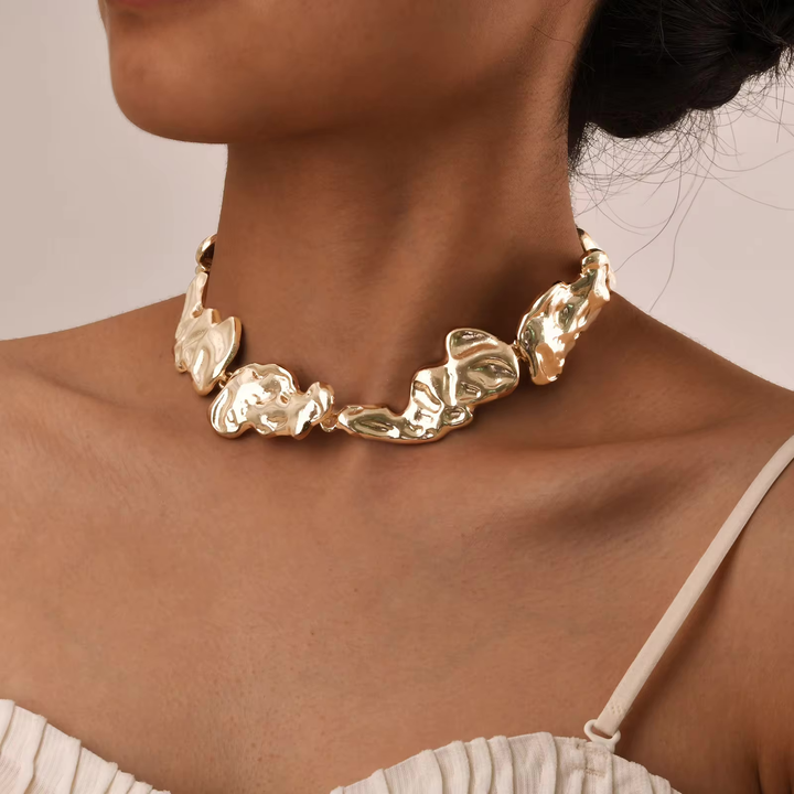Skanto | Smeltet Lava Choker Halskjede