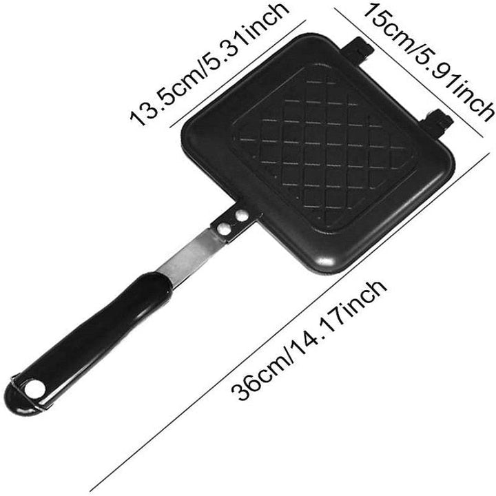 Skanto | Dobbeltsidig Non-Stick Sandwich Maker Panne