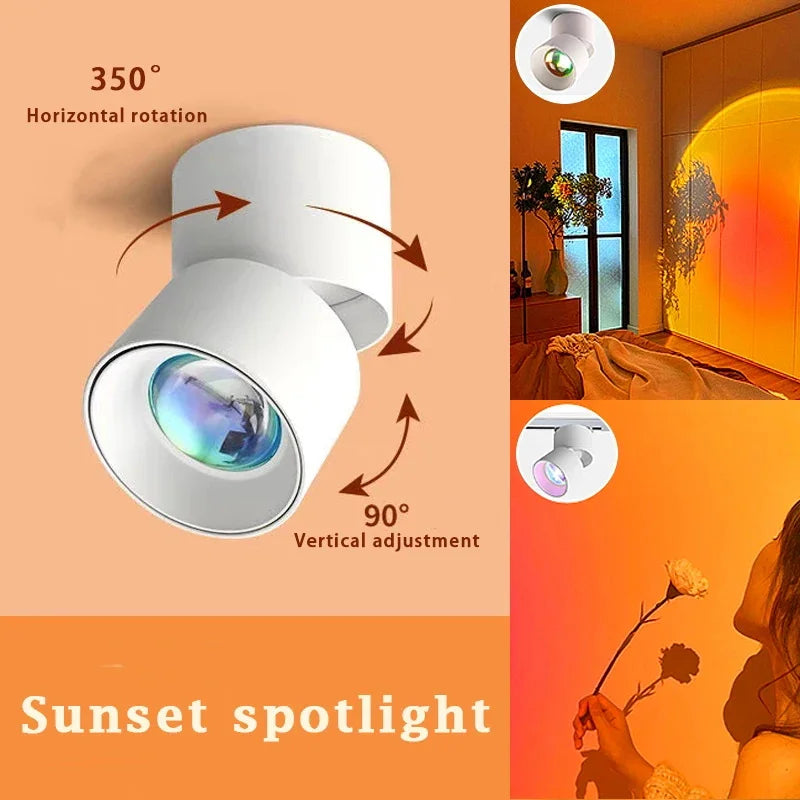 Skanto | LED Solnedgang Atmosfære Vegg Spotlights