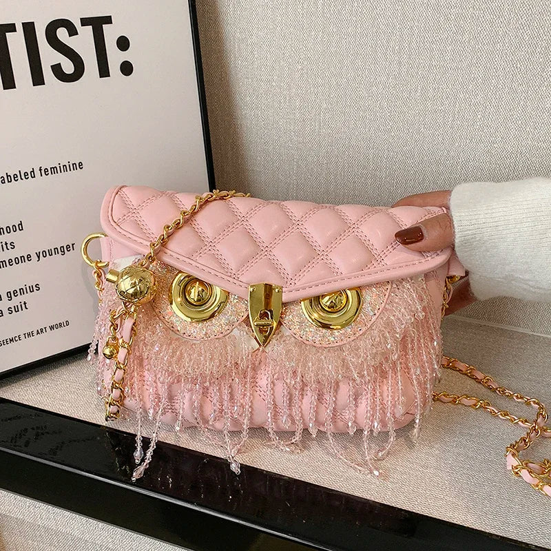 Skanto | Night Owl Glitter Skulderveske