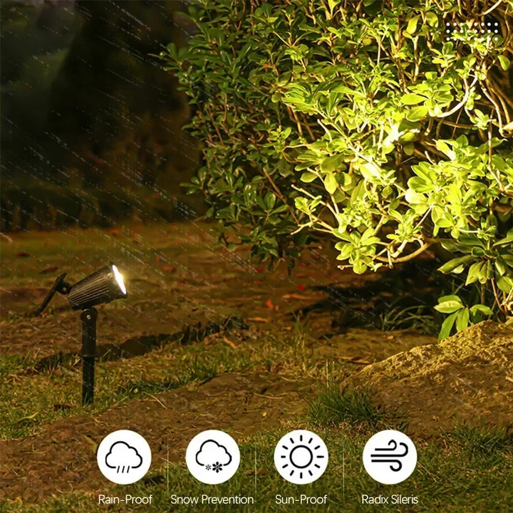 Solar LED Hage Spotlight Utendørs | Skanto