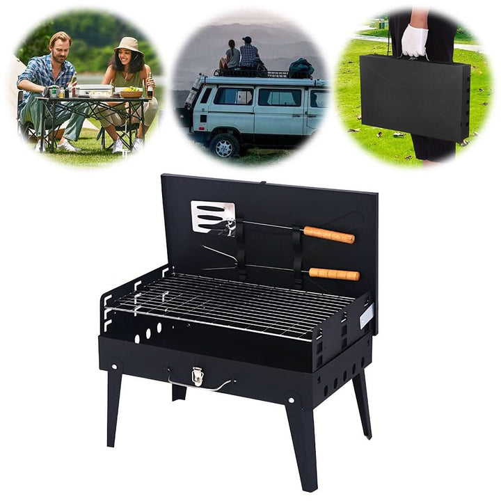Skanto | Sammenleggbart stål hagegrill for camping & hage