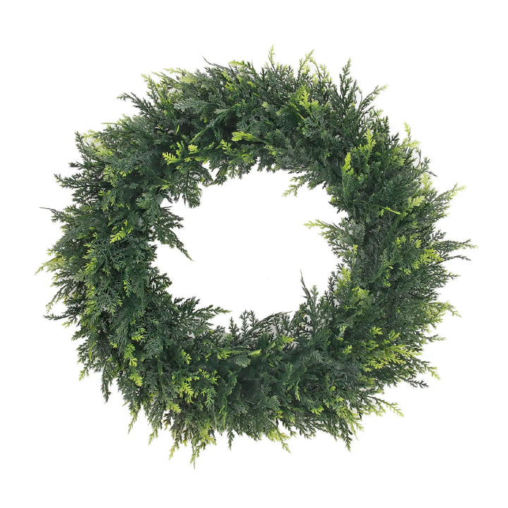 Skanto | Verdania | Kunstig Einerkrans | Eviggrønn | 30 cm Ø | Lite vedlikehold Dekor for Hjem & Hage