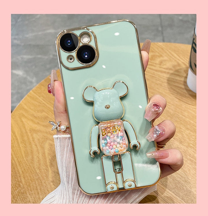 Skanto | Bear Lover Fargerik 3D Dukke Telefondeksel
