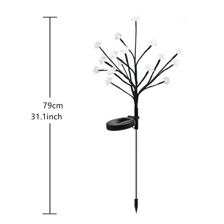 Skanto | Sakura Tree Solcelle Blomst Sti Utendørs Lys