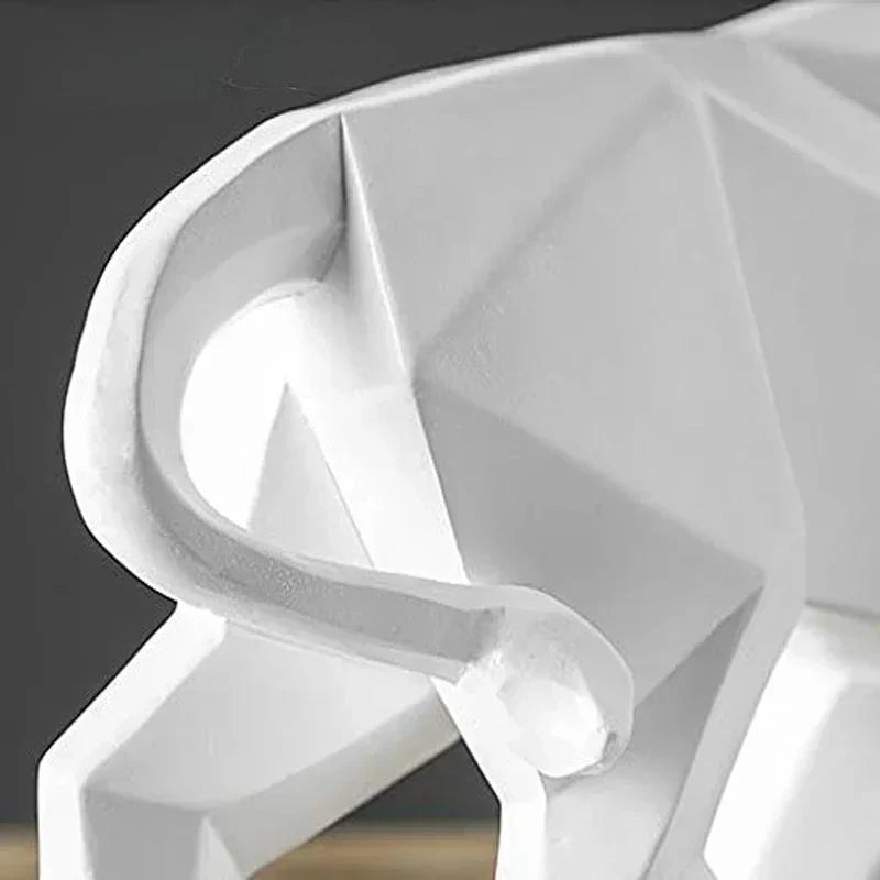 Skanto | ToroArte Bulle Skulptur | Nordisk Design | Harpiksfigur Moderne | 35 cm / 26 cm