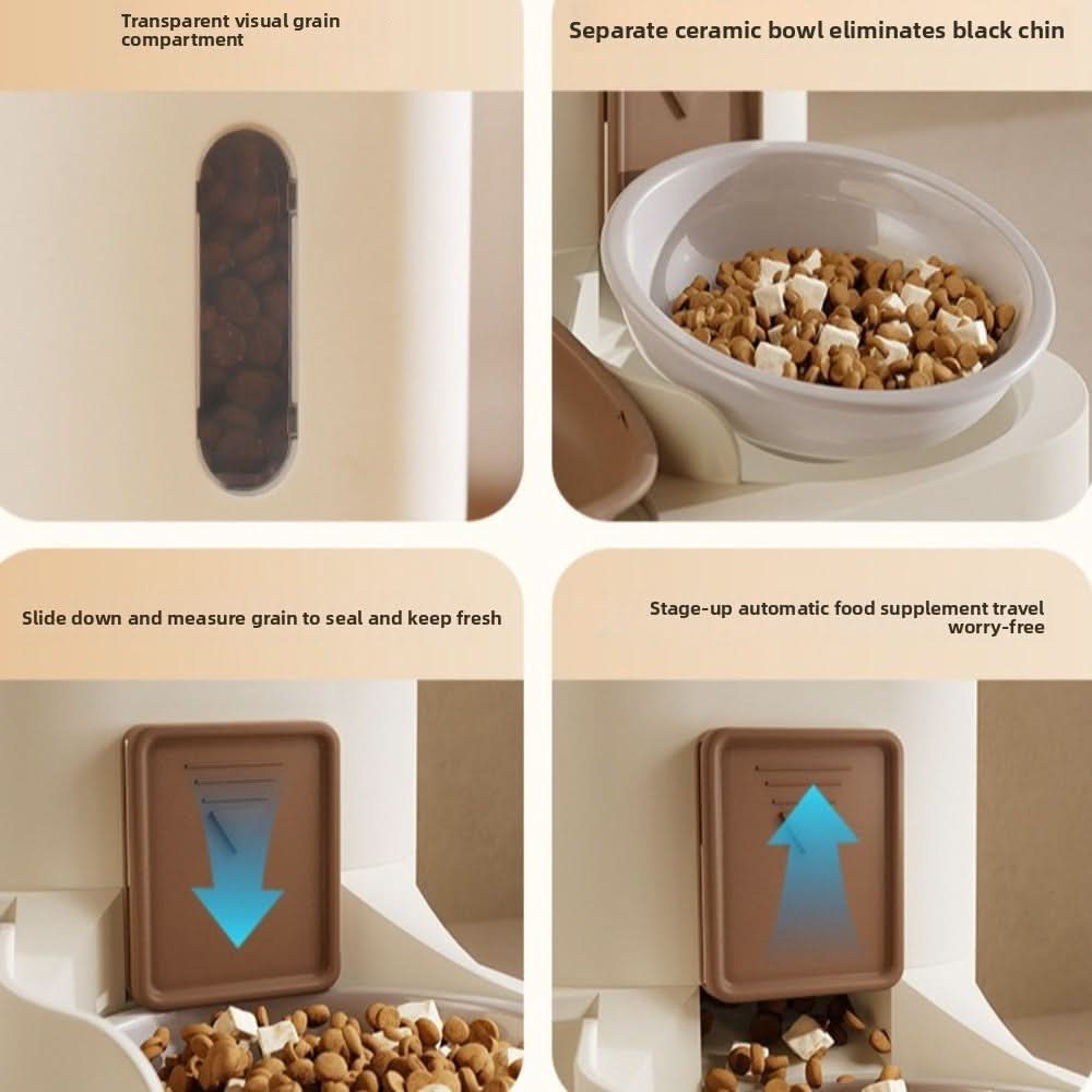 Skanto | Automatisk Mat- og Vann Dispenser for Kjæledyr