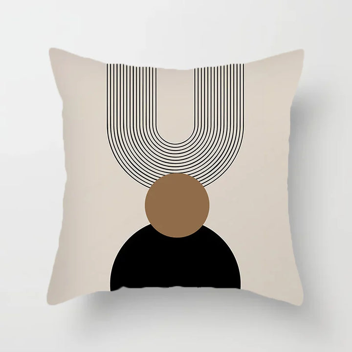 Moderne Kunst Abstrakt Mønster Dekorative Putekopper Kreativ Linje Sofa Stol Putetrekk Kaste Putekasse Hjem Kontor Dekor | Skanto