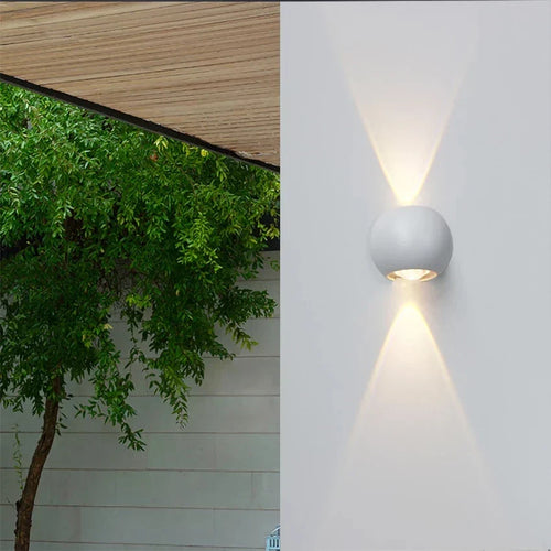 SolarGlow - 6W Vegglampe for Utendørs Skanto
