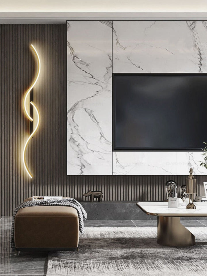 Skanto | GlowCraft – Moderne LED Vegglampe med Kunstnerisk Design